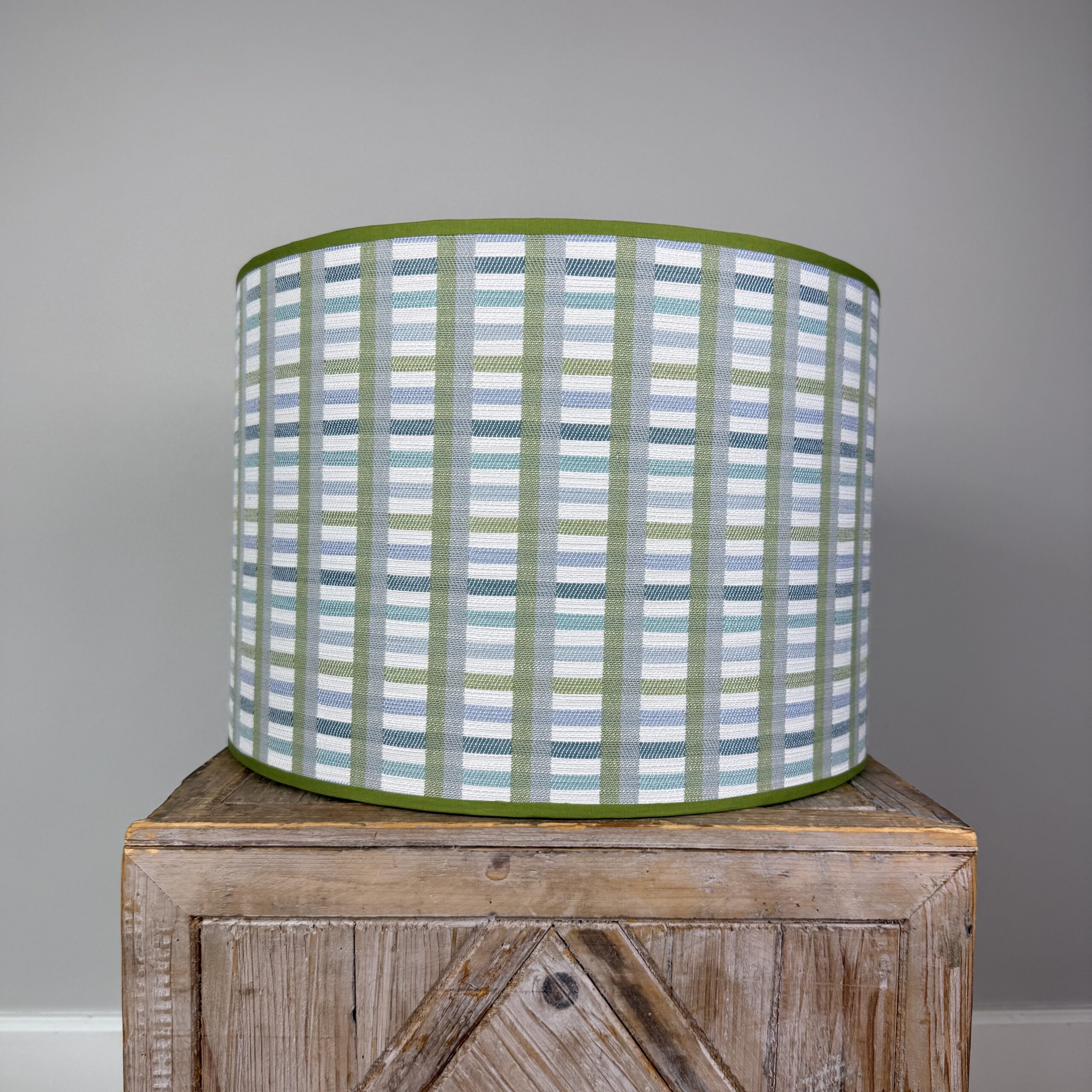 Lampenkap ruit patroon groen blauw Scion