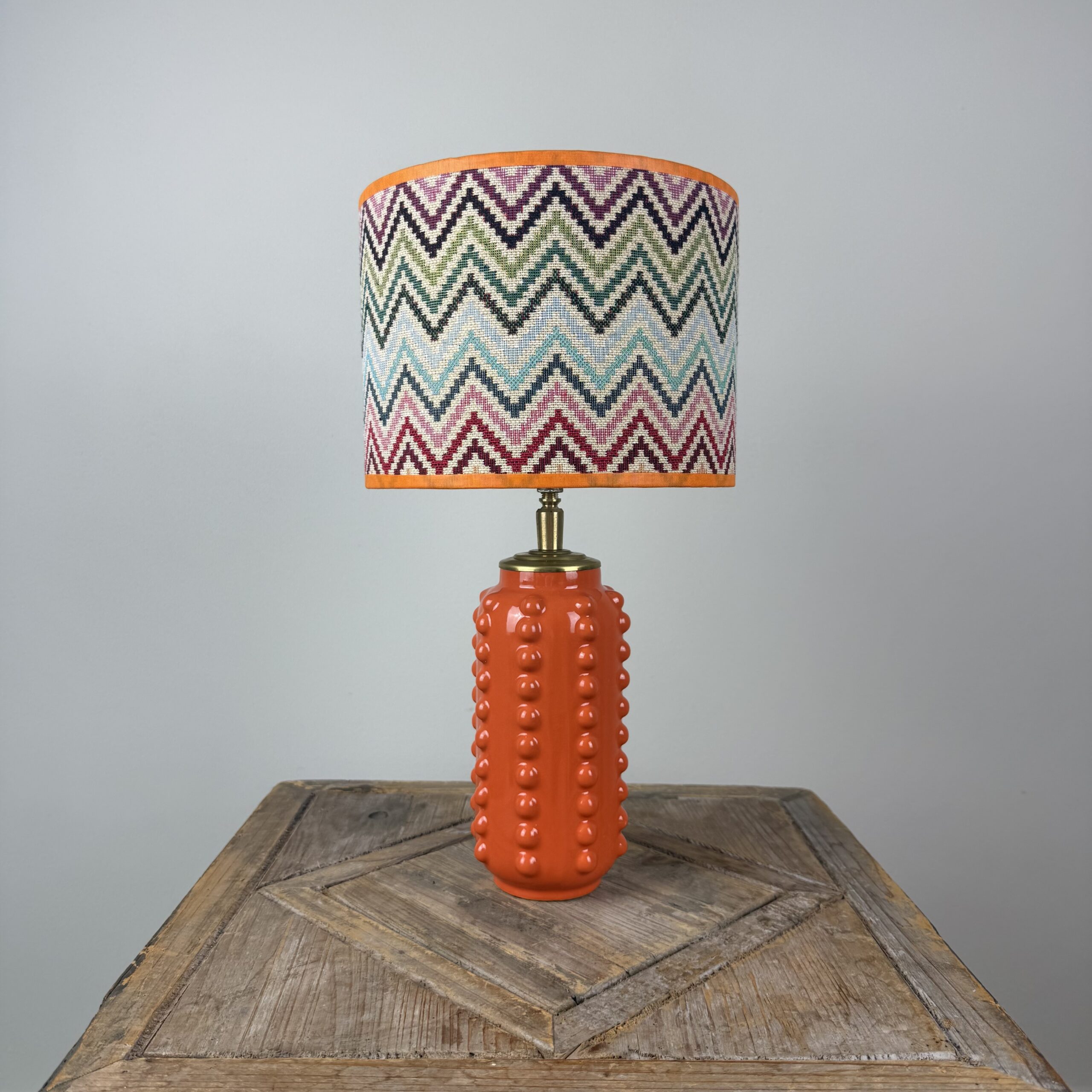 Missoni lampenkap oranje