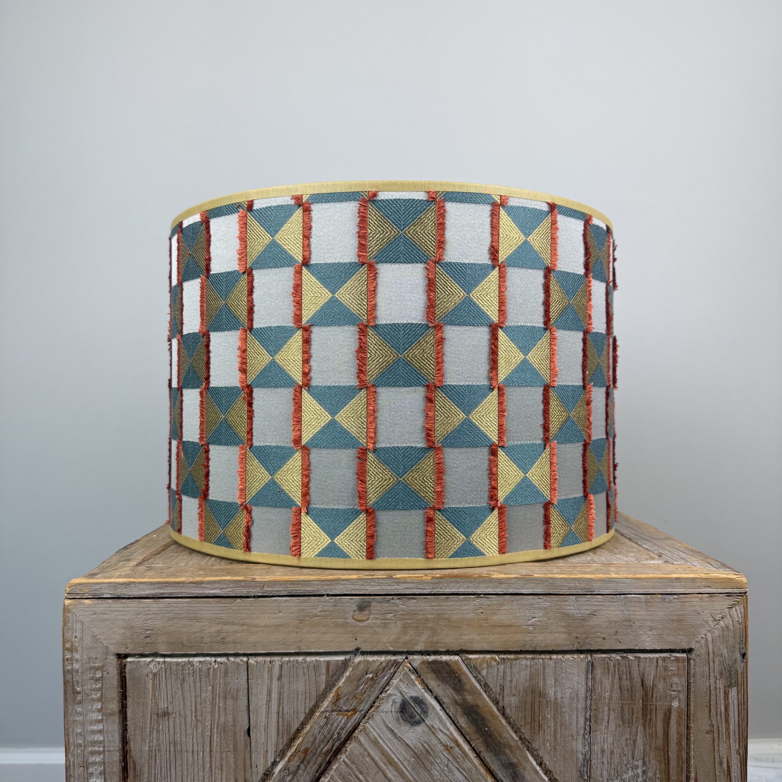 Lampenkap ‘Charleston’ Teal/Orange James Hare - Afbeelding 3