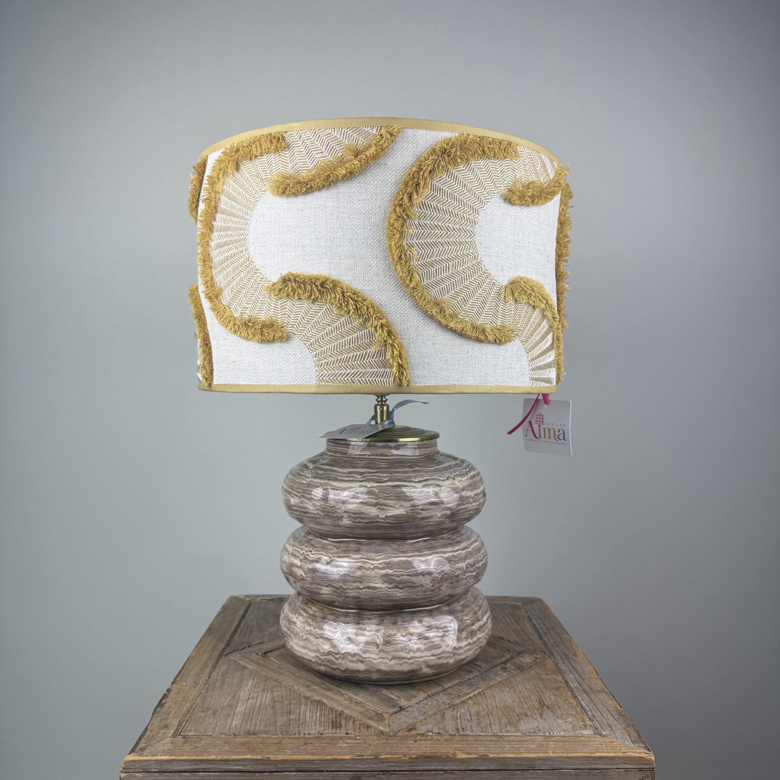 beige lamp Gitane lampenkap