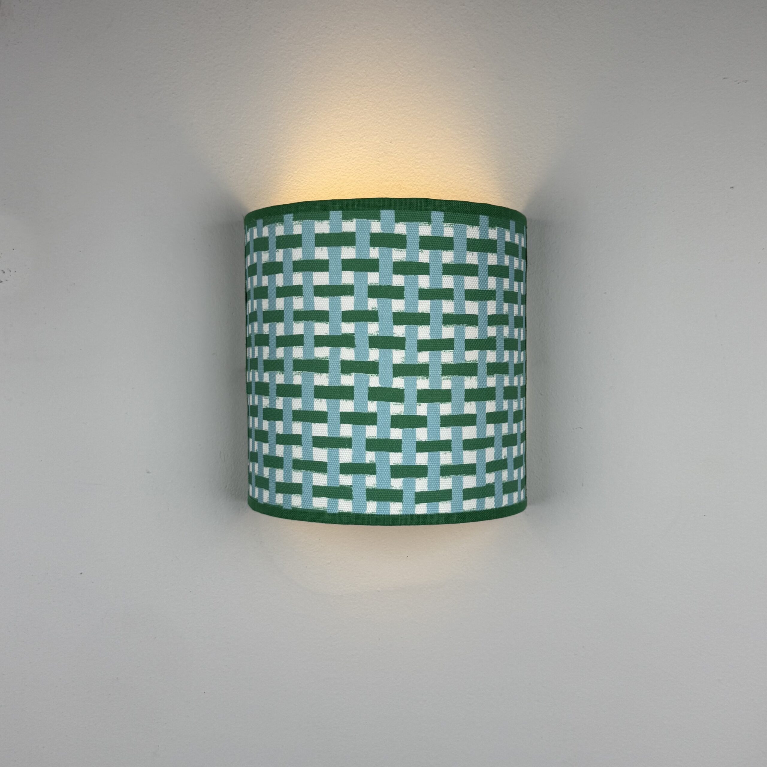 Wandlamp ‘Basket Weave’ Emerald Harlequin - Afbeelding 3
