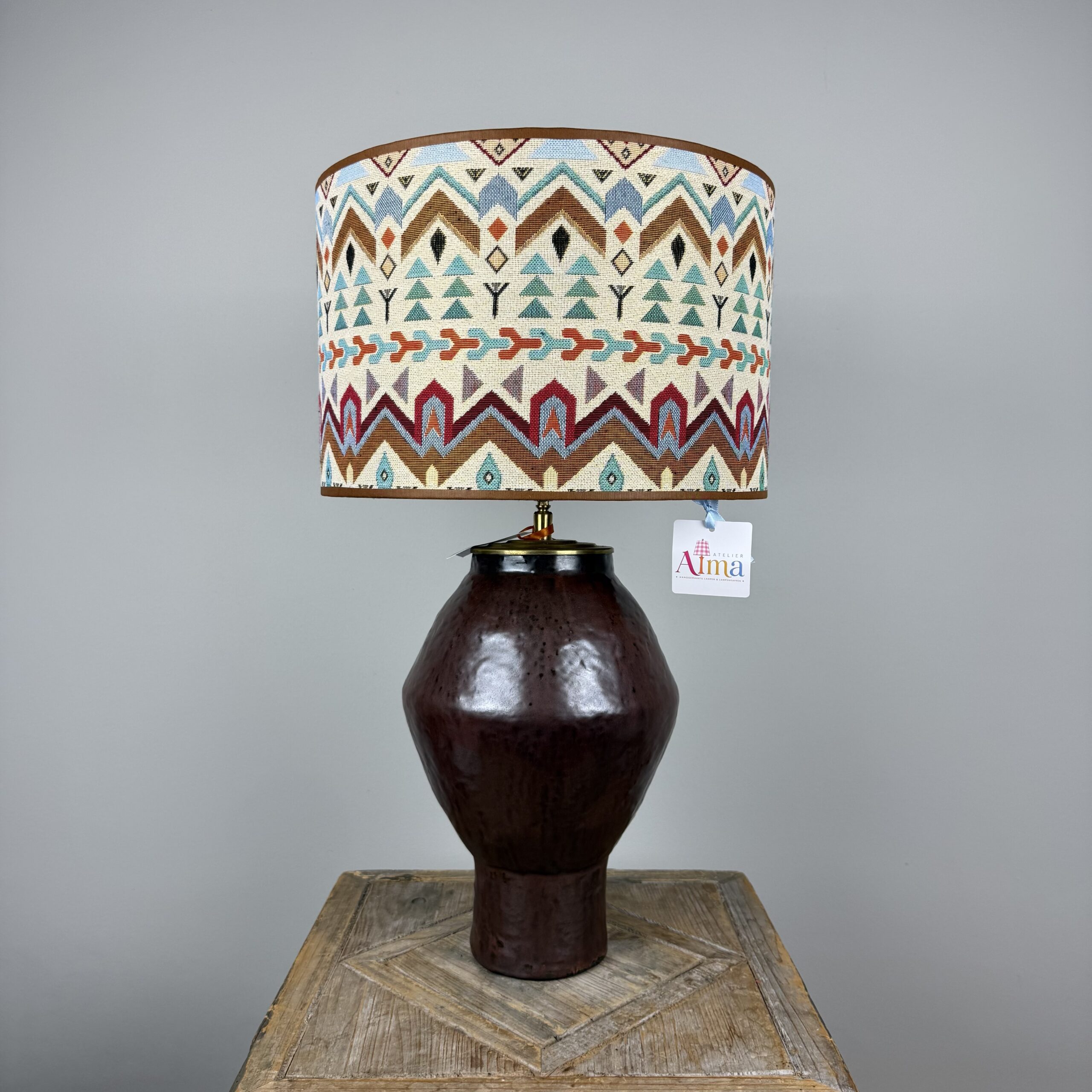 Lampenvoet Mia bruin - Afbeelding 3