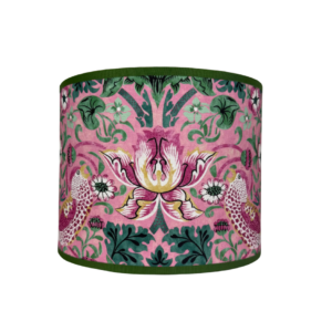 Lampenkap ‘Strawberry Thief Miami Strip’ William Morris & Co