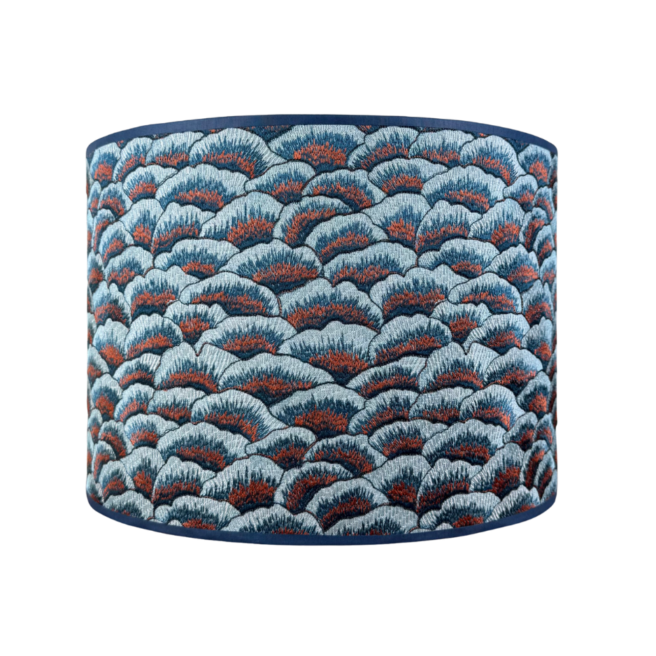 Karin Sajo lampenkap Corolles blauw