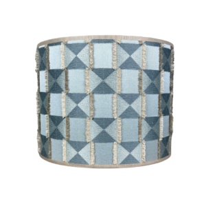 Lampenkap beige grijs blauw James Hare