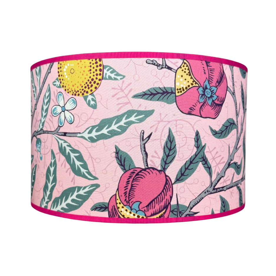 William Morris lampenkap roze bloemen