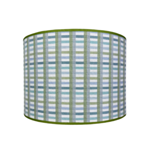 Lampenkap ruit groen blauw