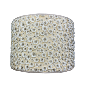 Lampenkap beige bloemen Karin Sajo
