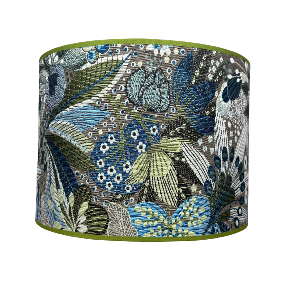 Lampenkap ‘Fleur’ groen blauw