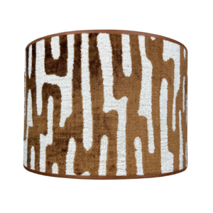 Lampenkap abstract bruin wit havana
