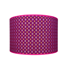 Rood roze lampenkap geometrisch