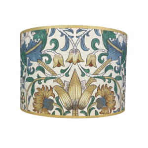 Lampenkap beige goud blauw groen Morris & Co