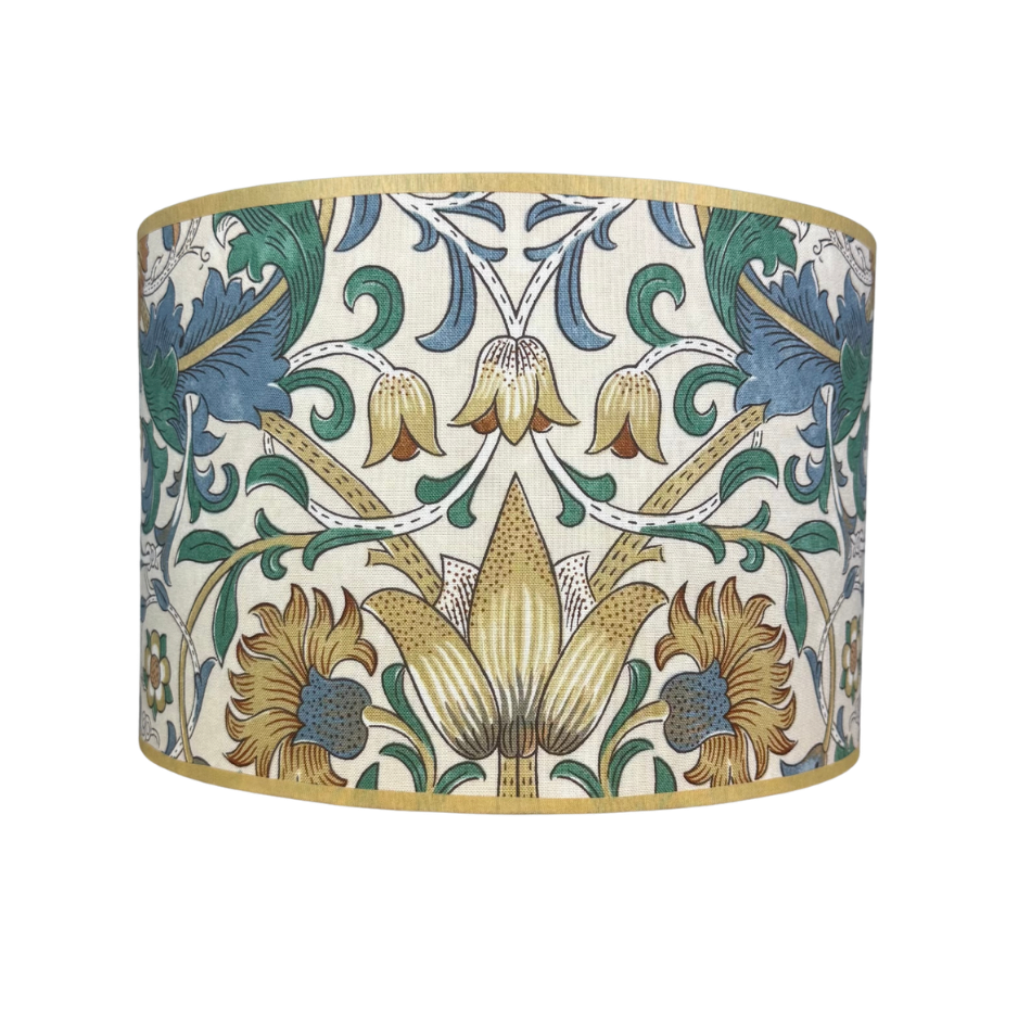 Lampenkap beige goud blauw groen Morris & Co