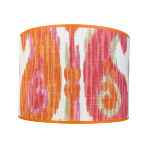 Lampenkap oranje roze beige wit