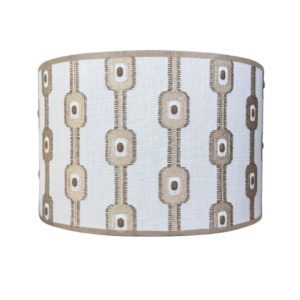 Lampenkap Nicole beige wit
