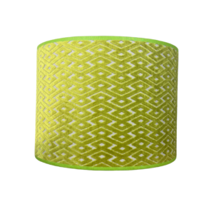 Lampenkap limegroen velvet