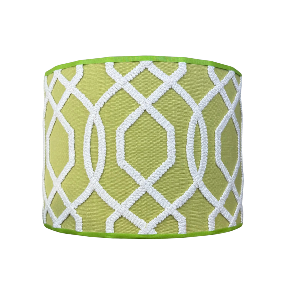 Limegroen crème lampenkap