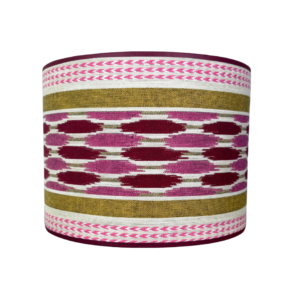 Lampenkap Lou bordeaux roze