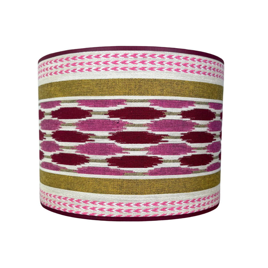 Lampenkap Lou bordeaux roze