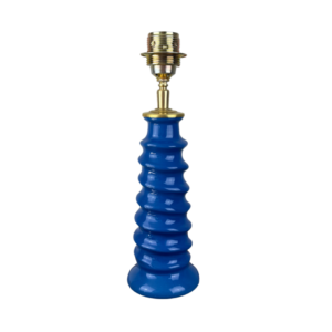 Blauwe draadloze tafellamp