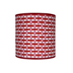 Wandlamp ‘Basket Weave’ Coral Harlequin