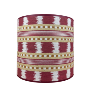 Lampenkap ‘Paxton’ red/gold