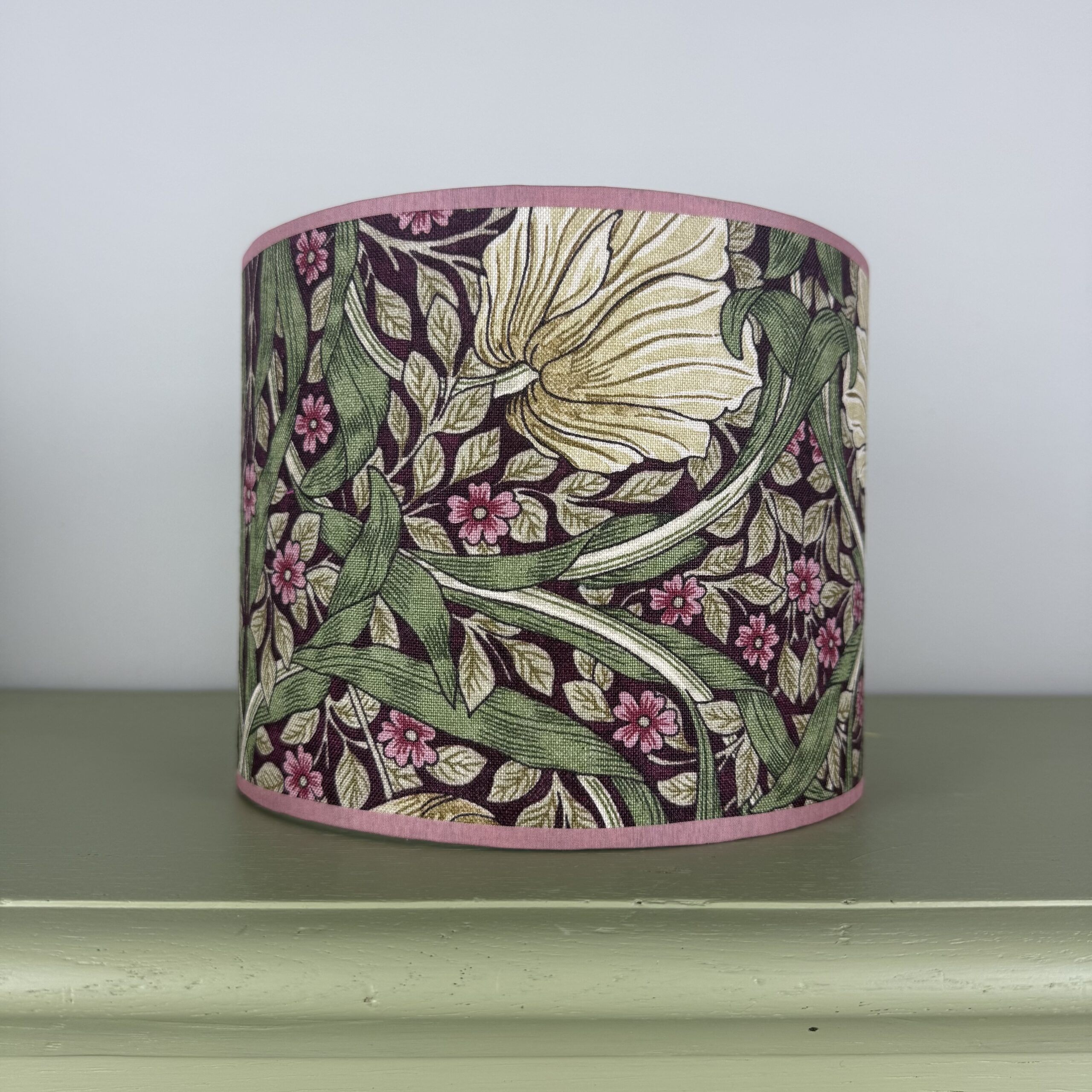 Lampenkap ‘Pimpernel’ Aubergine/olive William Morris & Co - Afbeelding 2