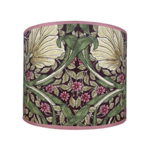 Lampenkap ‘Pimpernel’ Aubergine/olive William Morris & Co